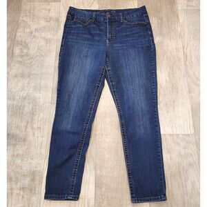 Seven 7 Jeans Size 16 (35 X 28) Tummyless Skinny High Rise London Wash MY1975DE